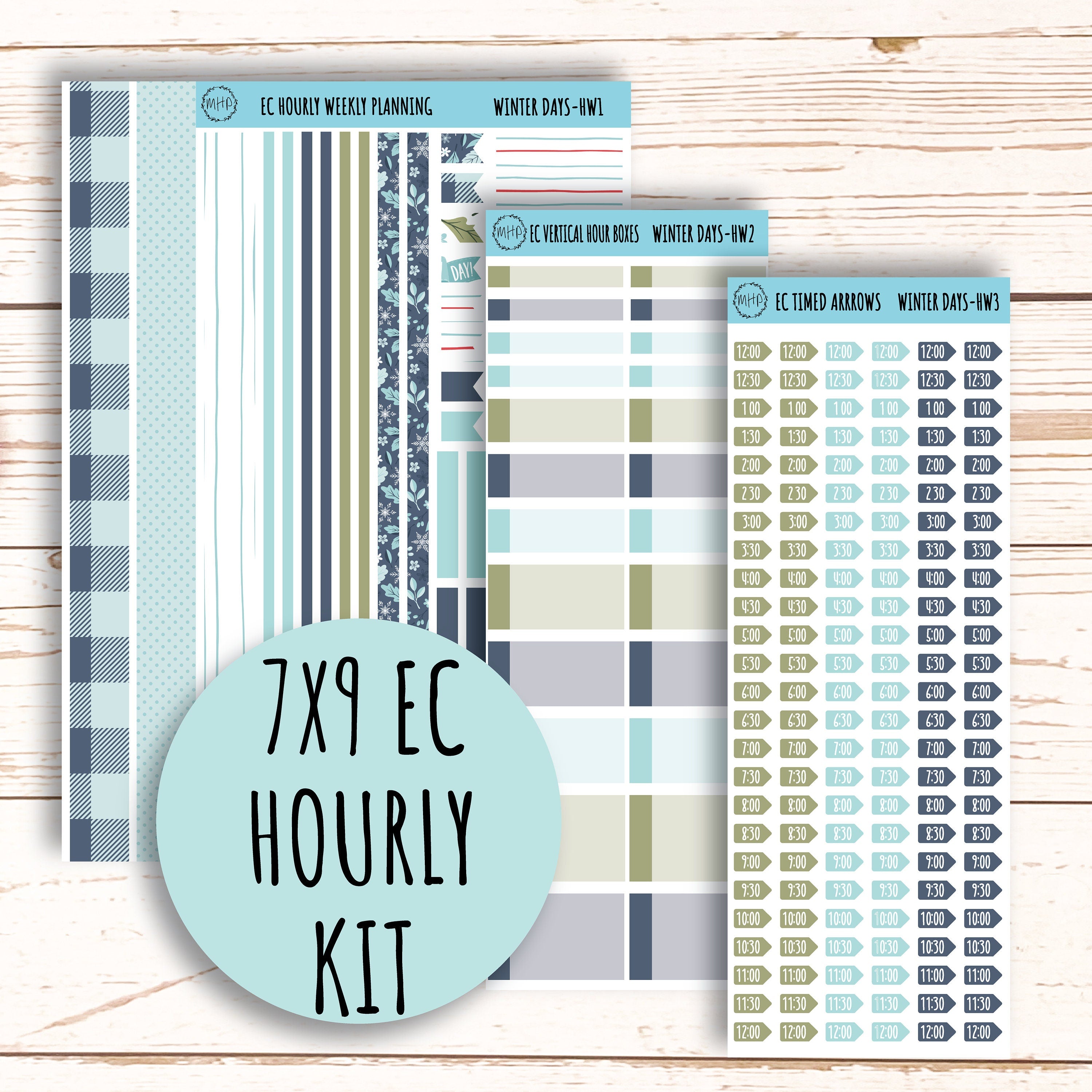 Erin Condren 7x9 Horizontal Planning Stickers. Planner Stickers. JANUA – My  Happy Place Stickers