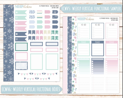 JANUARY Weekly Planning Kits for 7x9 Erin Condren Planners. "Cozy Days" || ECWCD