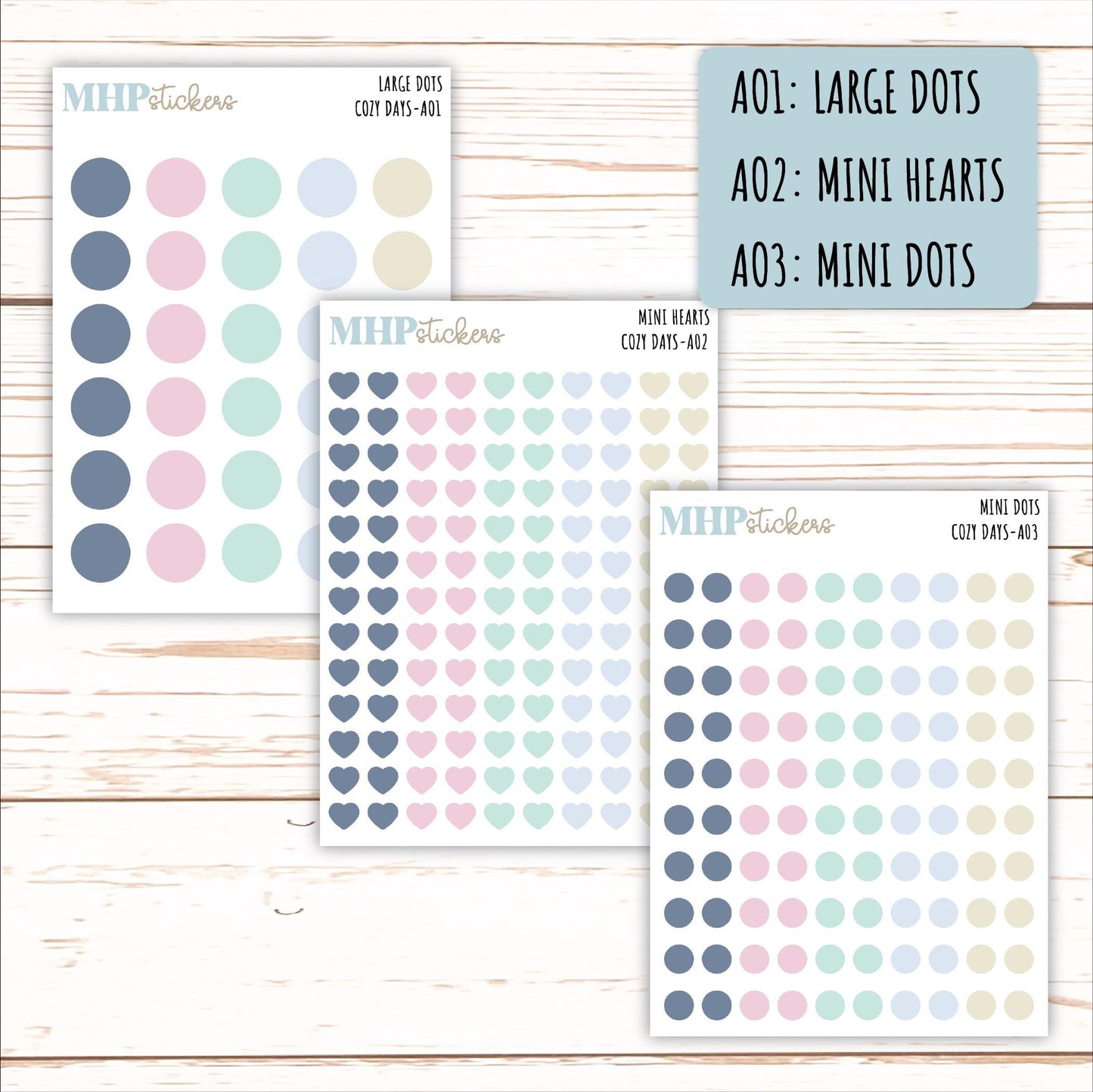 ADD-On's for Monthly Kits "Cozy Days" || AO-CD