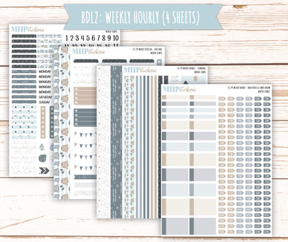 JANUARY Weekly Planning Kits for 7x9 Erin Condren Planners. "Winter" || ECWW