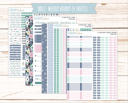 JANUARY Weekly Planning Kits for 7x9 Erin Condren Planners. "Cozy Days" || ECWCD