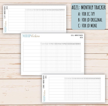 Dashboards for Laurel Denise and Erin Condren Planners || AO-DB