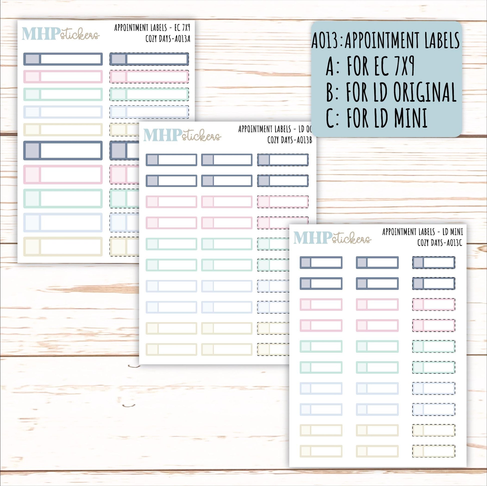 ADD-On's for Monthly Kits "Cozy Days" || AO-CD