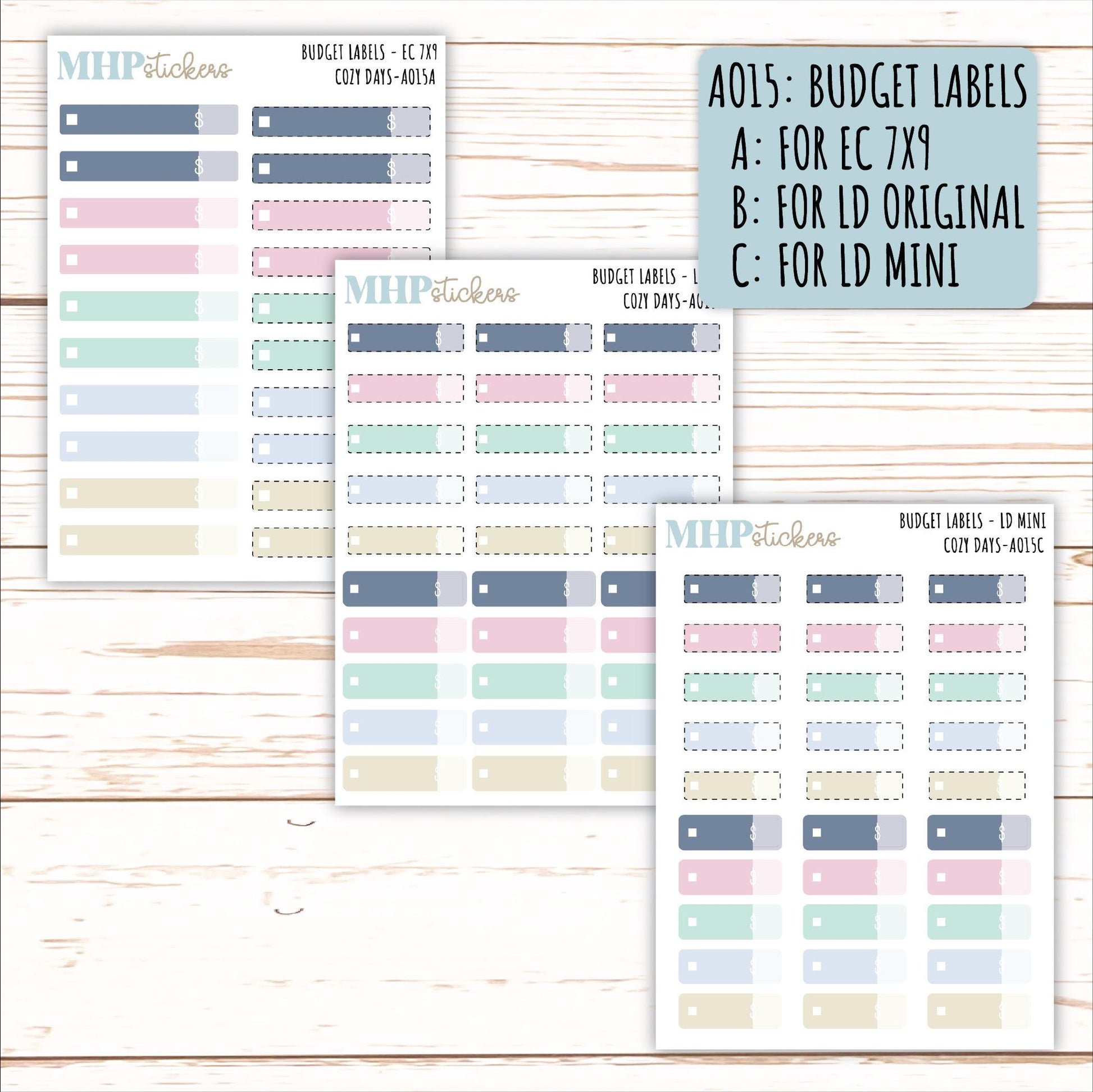 ADD-On's for Monthly Kits "Cozy Days" || AO-CD