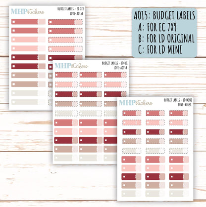 ADD-On's for Monthly Kits "Love" || AO-LV