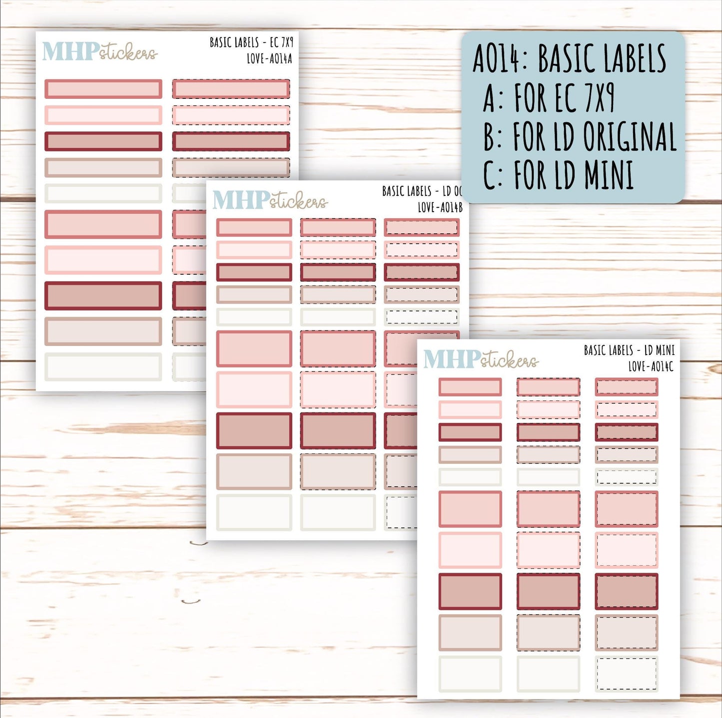 ADD-On's for Monthly Kits "Love" || AO-LV