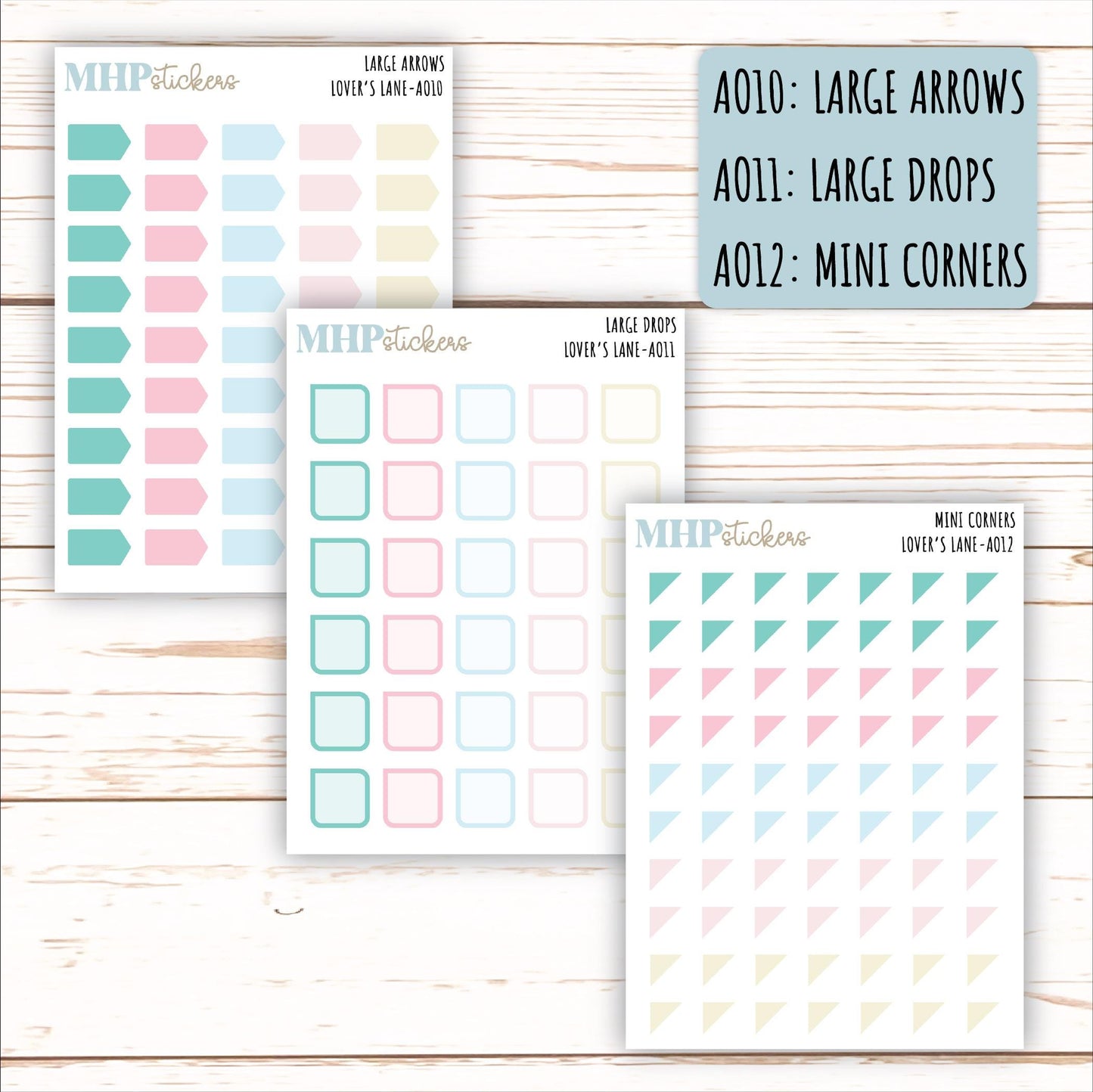 ADD-On's for Monthly Kits "Lover's Lane" || AO-LL