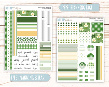 MARCH Stickers for LD Project Planner "St Patricks Flare" || PPSPF