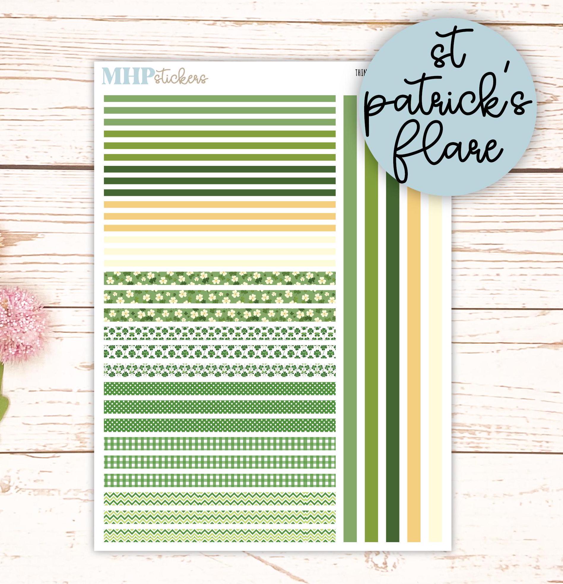 Thin Washi for Laurel Denise Planners. Planner Stickers March '25 || LD406