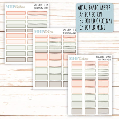 ADD-On's for Monthly Kits "Hello Spring" || AO-HS