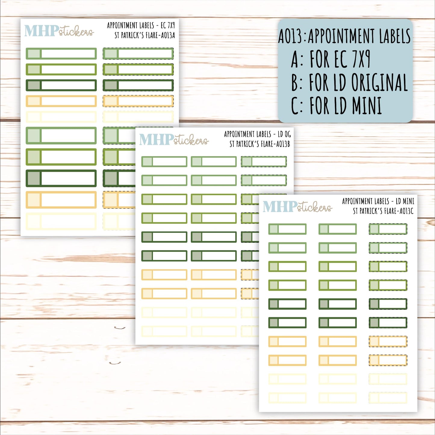 ADD-On's for Monthly Kits "St Patrick's Flare" || AO-SPF