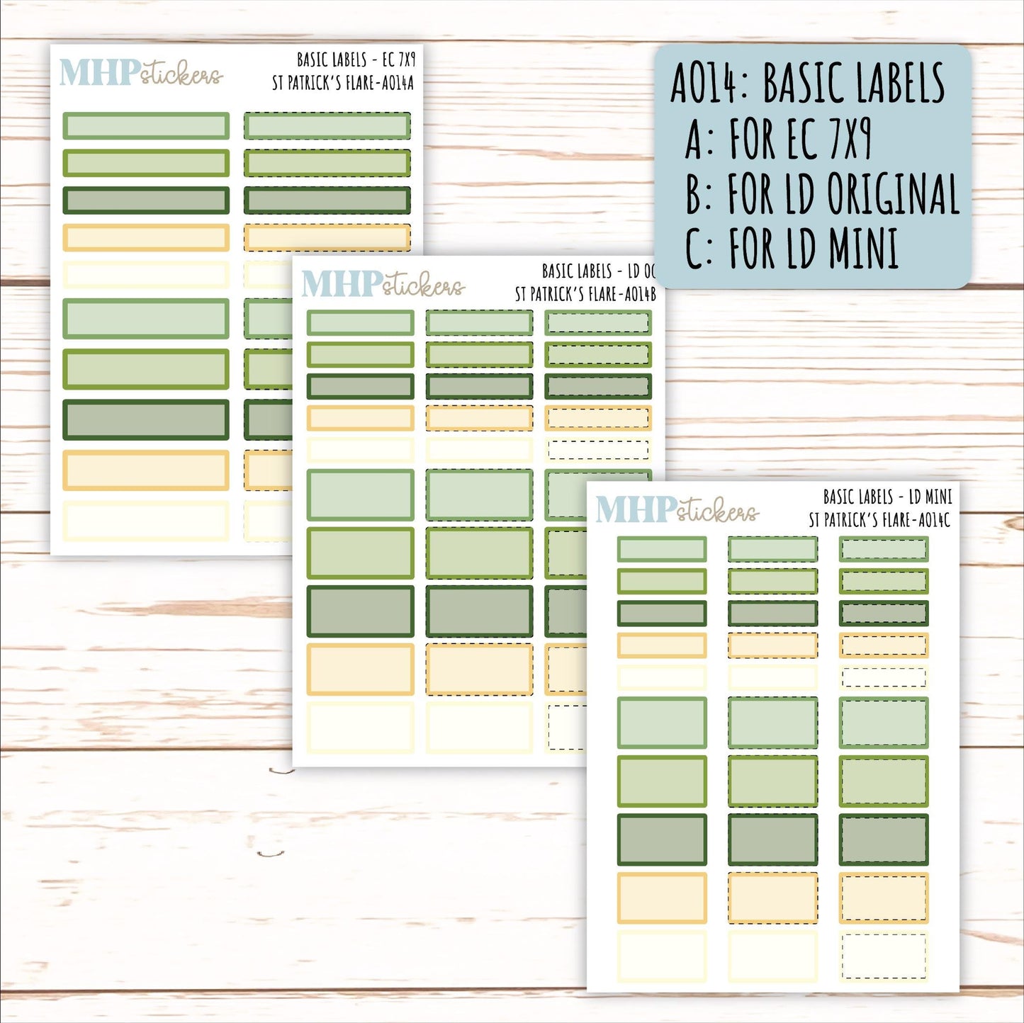 ADD-On's for Monthly Kits "St Patrick's Flare" || AO-SPF