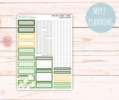 MARCH 2025 Stickers for LD Mini Project Planner "St Patrick's Flare" || MPPSPF