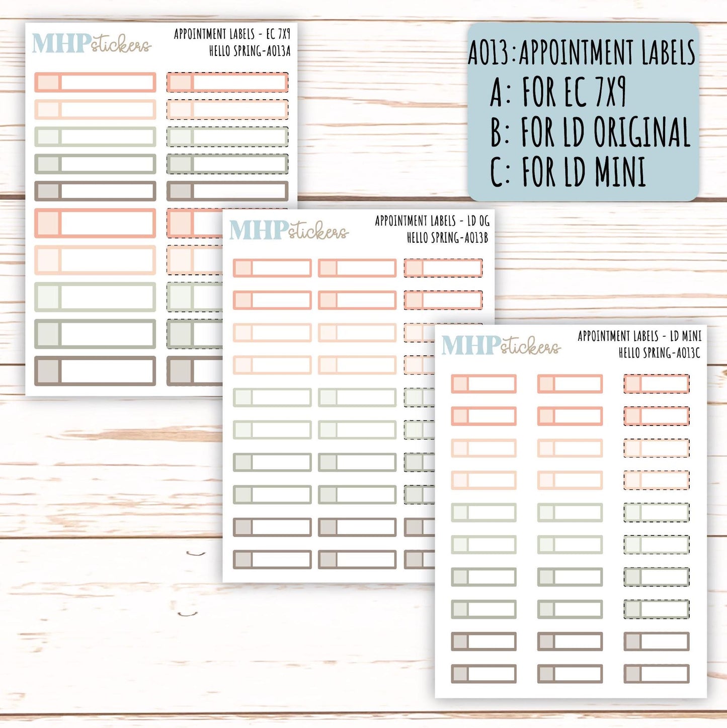 ADD-On's for Monthly Kits "Hello Spring" || AO-HS