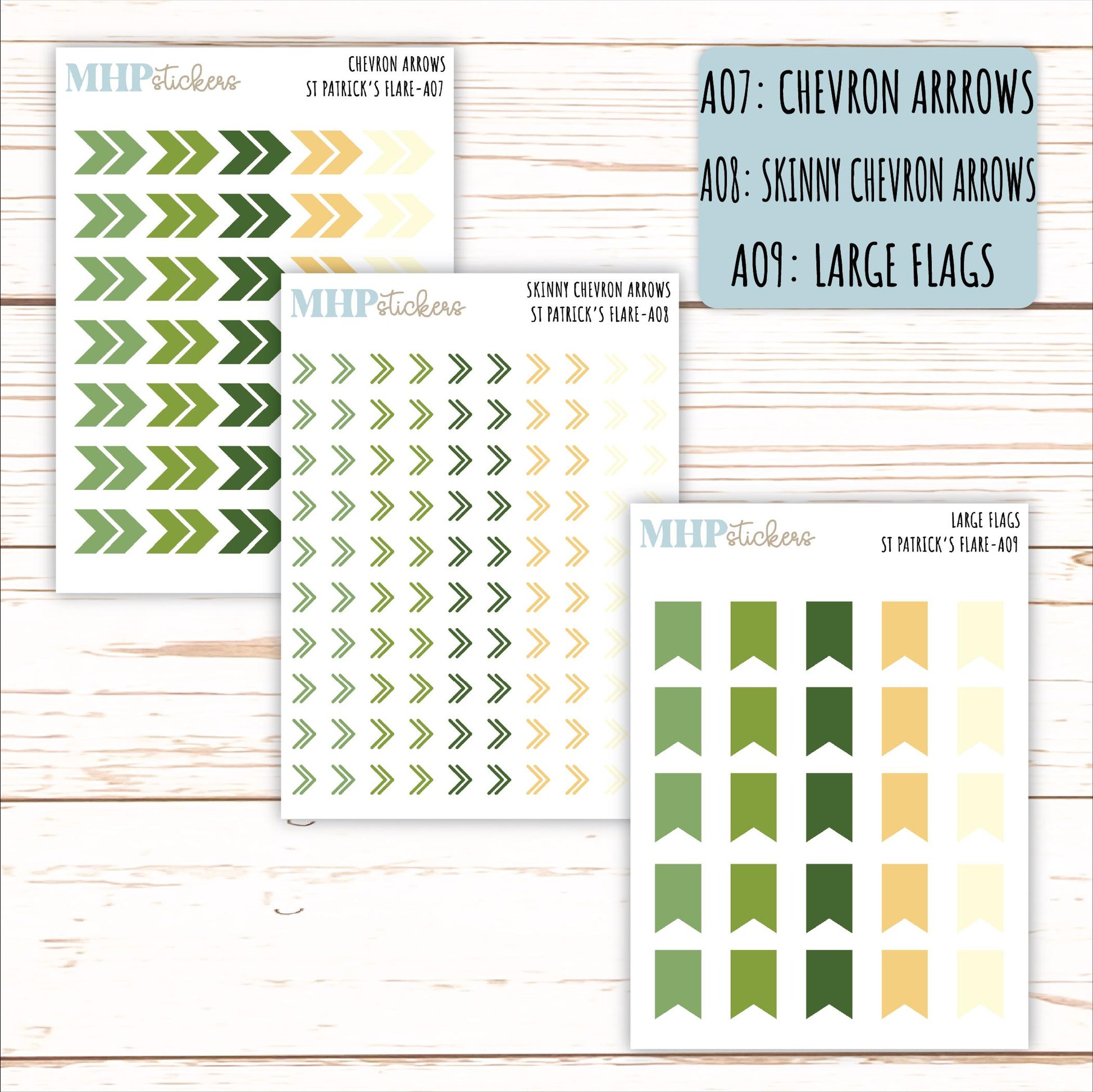 ADD-On's for Monthly Kits "St Patrick's Flare" || AO-SPF