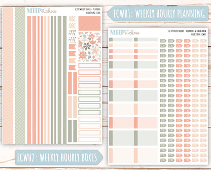 MARCH Weekly Planning Kits for 7x9 Erin Condren Planners. "Hello Spring" || ECWHS