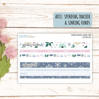 Budget Shells. Add-Ons for Laurel Denise Planners (COZY DAYS) || AOCD