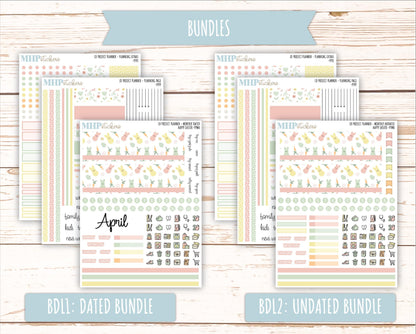 APRIL Stickers for LD Project Planner "Happy Easter" || PPHE