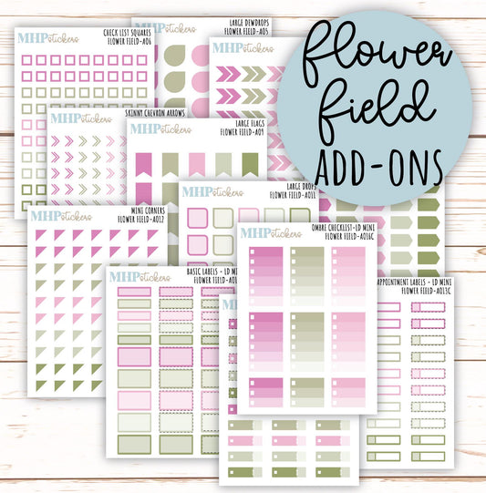 ADD-On's for Monthly Kits "Flower Field" || AO-FF