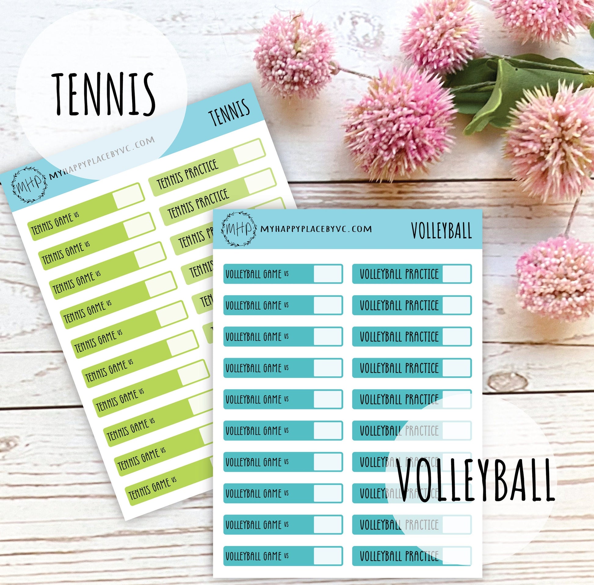 Planner Stickers for Sports Schedules. College Planner. Teacher Sticker. Mom Planner. Homeschool Planning || Q101