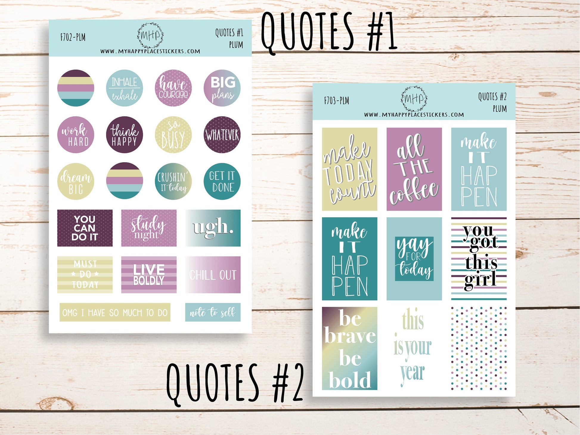 Create Your Own Words With Letters STICKERS // Bullet Journaling //  Notebooks // EC // Plum Paper // Happy Planner set of 108 Item 1091 