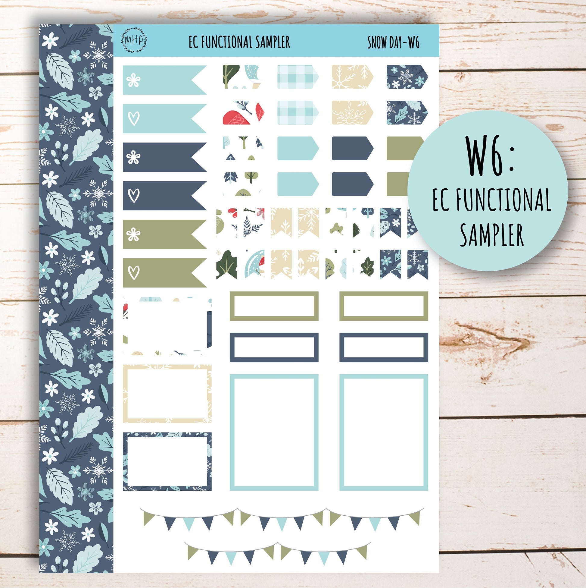 Monthly Planner Stickers Goals Flag Stickers Planner Labels Erin